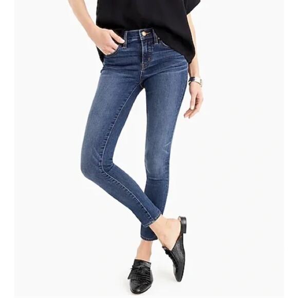 J. Crew 8" Toothpick Skinny Jeans in Vista Wash H3484 Petite Size 25P - Picture 1 of 16